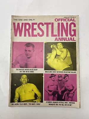 Vintage Official Wrestling Annual July 1973 COMBINED SHIP $1 PER MULT • $6.21