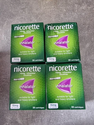 £0.99 • Buy Nicorette Inhalator 15 Mg 20 Cartridges