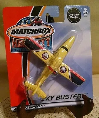 Matchbox Hero City Sky Busters Amphibian Yellow Red Mission Base F-5 2002 New. • $13.99