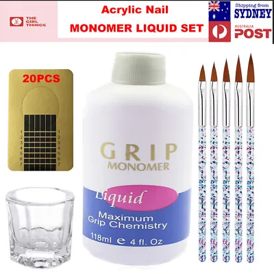 Acrylic Monomer Liquid Kit Professional Acrylic Nail Liquids From Australia  • $24.95