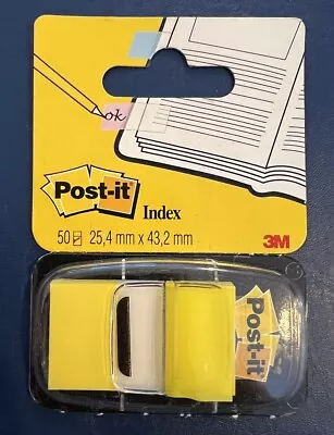 Post-It Index Flag Page Marker Yellow Self Adhesive - Pack 50 • £3