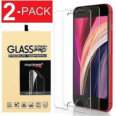 2-Pack Tempered GLASS Screen Protector For IPhone SE 2020 • $5.55