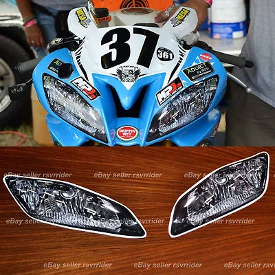 Simulated Headlight Decals Sticker For A Yamaha R6 2008 - 2013 2014 2015 2016 • $22.50