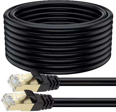 CAT8 Ethernet Cable 1M-15M (40Gbps 2000MHz RJ45) Lot Gaming Router Smart-TV • $16.90