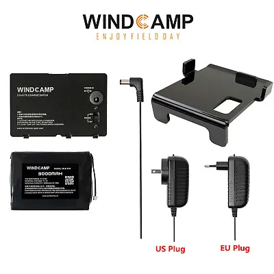 WINDCAMP Special Battery +Charging Cover+Charger For YAESU FT-818/FT-817 • £84.36
