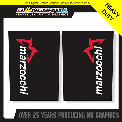 MX Graphics MOTOCROSS MX 125+ UPPER FORK DECALS MARZOCCHI • $16.17