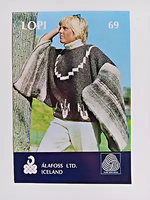 Alafoss 69 Sweater Lopi Yarn Knitting/crochet Pattern • £3.50