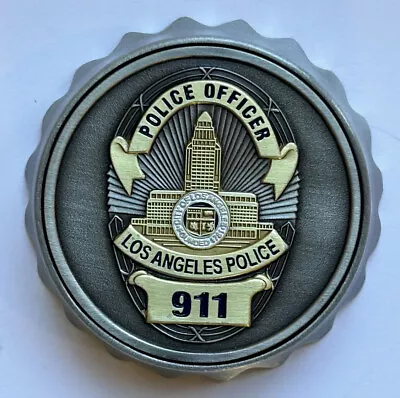 LAPD Los Angeles Police Department  Bottle Opener Magnetic Challenge Coin • $24.99