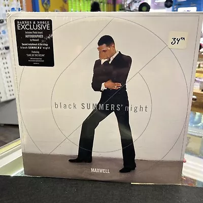 Maxwell Rare Double Vinyl Record Black Summer Night Signed Print Limited Edition • $31.49