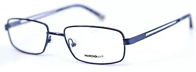 MARCHON NYC EAST SIDE CEDAR STREET 412 Navy Rectangle Eyeglasses 51-17-140 • $24.99