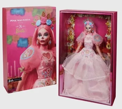 $179.95 • Buy New 2023 Barbie Dia De Muertos Collector Doll  Pink Magnolia Designer-*pre-sale*