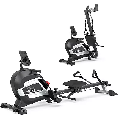 Indoor Magnetic Rower Rowing Machine Folding Rower With Arm Strength Training • $284.99