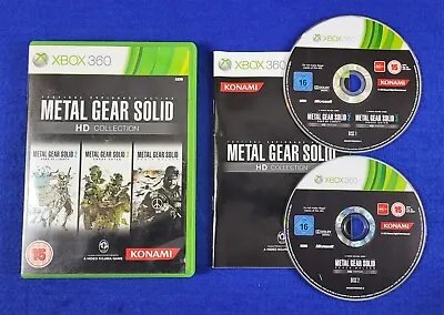 Xbox 360 METAL GEAR SOLID HD Collection MGS 2 + 3 + Peace Walker Microsoft PAL • $87.99