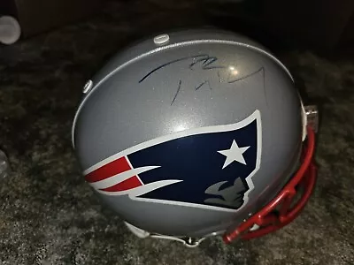 Tom Brady Signed New England Patriots Full-size Authentic Helmet W/ Tristar COA • $24.50