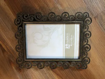 Malden International Design Brass Metal Photo Frame- 4x6 • $10