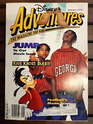 $13.49 • Buy Disney Adventures Magazine January 1993 Kris Kross Goof Troop Cover