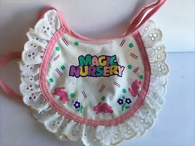 Vintage Mattel Magic Nursery Baby Doll BIB Original Clothing  • $10.99