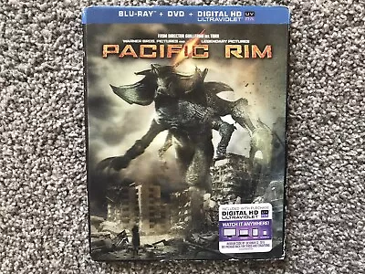 Pacific Rim Blu-Ray + DVD  2 Disc Set W/ Holographic Slipcover  Brand New Sealed • $6