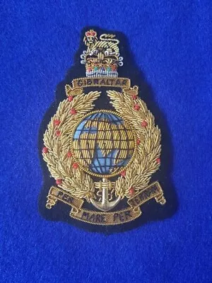 The Corps Of Royal Marines Blazer Badge Hand Embroidered With Bullion And Wire • £11.99