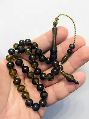 Stylish Acrylic Prayer Beads Akrilik Tesbih Muslim Rosary Tasbih Tasbeeh 814 • £8.75