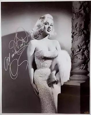 Mamie Van Doren Signed 16X20 Canvas Photo Playboy Playmate OC Dugout Hologram B • $215.99