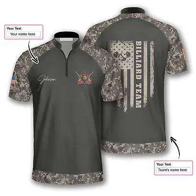 Billiard Player Gifts Custom Billiard Jerseys For Men Uniform For Team Billiard • $20.99