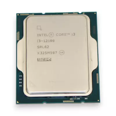 Intel Quad Core I3-12100 3.3GHz 12MB LGA1700 12th Gen. CPU Processor SRL62 • $45.55