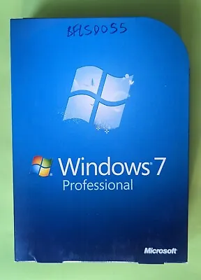 £56 • Buy Microsoft Windows 7 Professional - Full Edition (PC) Boxed 32 & 64bit