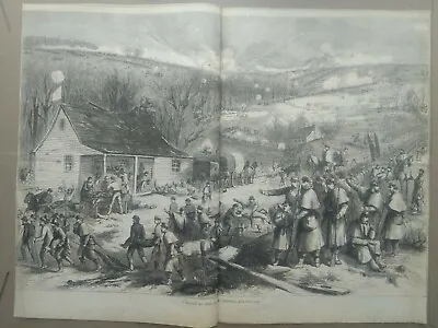 Civil War Thomas Nast Print   Battle As Seen By The Reserve- Battlefield Surgery • $49.99