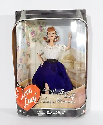 New Barbie I Love Lucy Lucille Ball LUCY'S ITALIAN MOVIE Lucy Ricardo Box Wear • $24.99