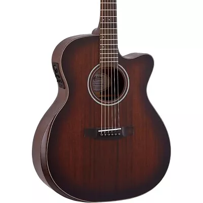 Mitchell Terra Auditorium Solid Mahogany Top Cutaway Guitar Edge Burst • $549.99