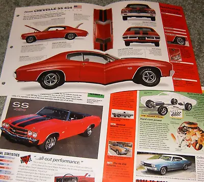 $19.99 • Buy 1970 Chevy Chevelle Ss 454 Spec Info Poster Original Brochure Ad Ss454 Ls6