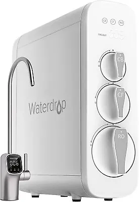 Waterdrop G3 Reverse Osmosis System NSF Smart LED Faucet EBay Refurbished • $299