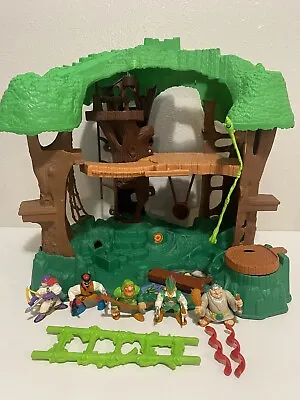 Fisher Price Great Adventures ROBIN HOOD FOREST Treehouse & Figures • $99