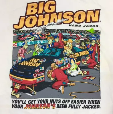 Big Johnson T Shirt Full Size Father Day New Hot Shirt New Whitenew • $17.09