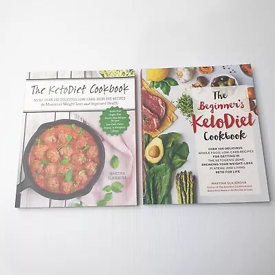 Keto Diet Cookbook X2 By Martina Slajerova Healthy Eating Lifestyle Paperback  • $39.95