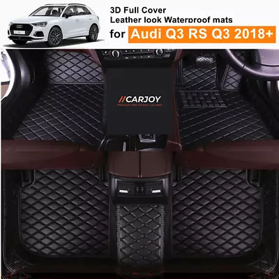 3D Moulded Fully Waterproof Car Floor Mats Cover For Audi Q3 RSQ3 2018 - Current • $130.50