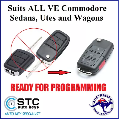 Holden Ve Commodore Hsv Omega Ssv Sv6 Complete Remote Flip Key • $41.94