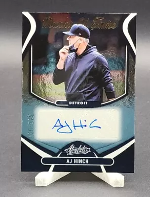 2022 Absolute AJ HINCH Marks Of Fame Autograph Detroit Tigers Auto /189 • $8.55