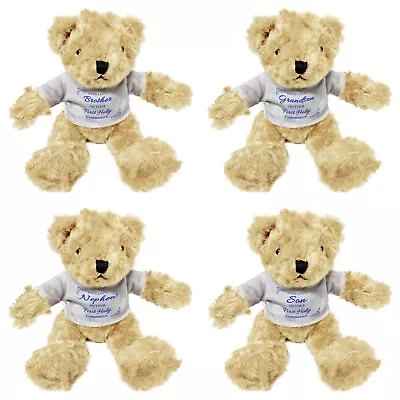 15cm (Various Male Title) With Love On Your 1st Holy Communion - Henry Bear • £10.99