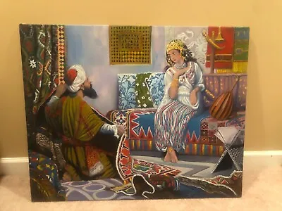 Middle East Original Oil Painting. 39”x31” • $250