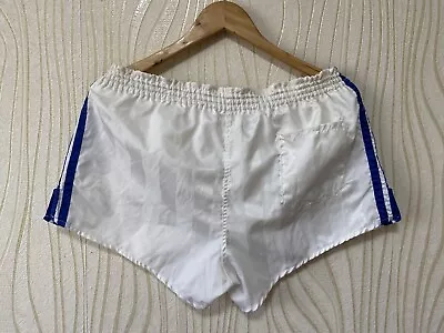 ADIDAS 80s VINTAGE FOOTBALL SOCCER SHORTS Sz M • $101.89