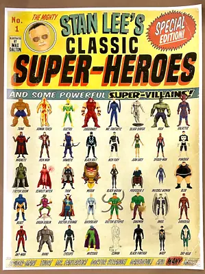 Stan Lee's Class Super-heroes Giclee Print By Max Dalton #4/250 Marvel Sold Out • $60