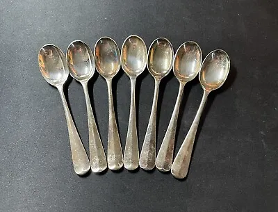 Vintage 1950s EPNS A1 Sheffield England Silver Plate Spoon X7 Set 5.25” Style 29 • $49.95