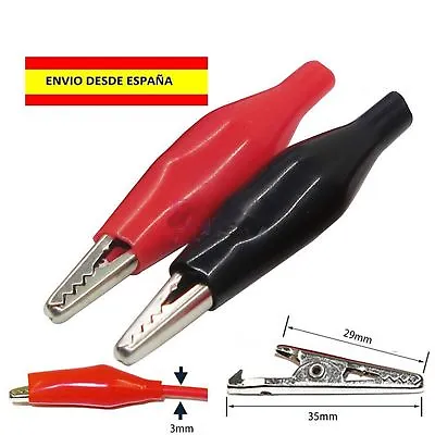 Pair Of Tweezers Clip Probes Multimeter Tester Polimetros Insulated Presi � No • $19.05