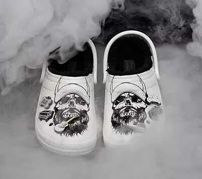 Luke Combs X Crocs Classic Lined Clog Skull Mens 10 Womans 12  BRAND NEW • $210