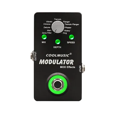 Coolmusic A-ME01 Digital Modulator Guitar Effects Pedal • $35.99