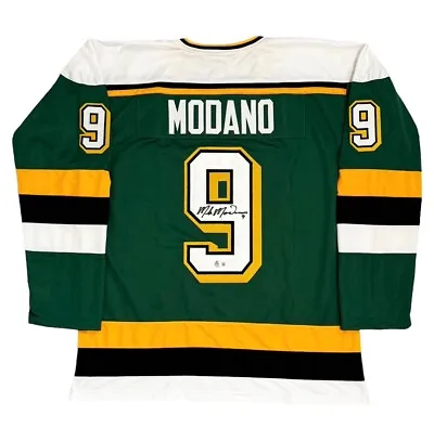 Mike Modano Minnesota Signed Jersey Custom Autographed Beckett COA • $159.99