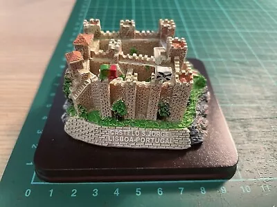 Castelo S. Jorge Lisboa Portugal Resin Miniature Castle Ornament  • $16.09