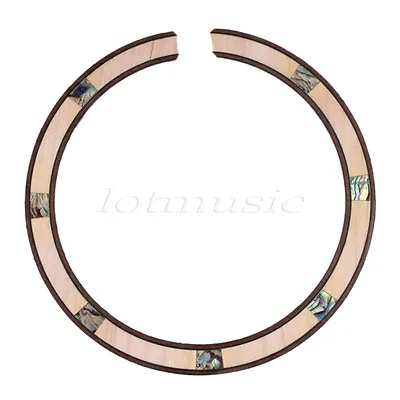 Acoustic Guitar Soundhole Rosette Wood Material Abalone Inlay • $11.99